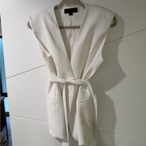 Zara Ivory Sleeveless Top